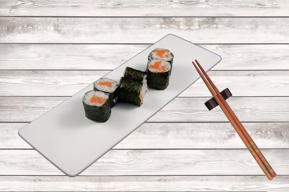 Salmon roll.