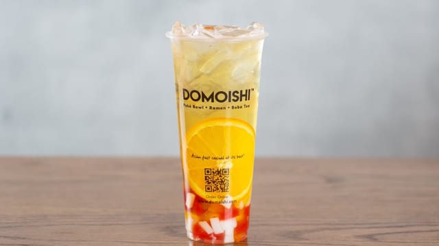 Golden fruit tea.