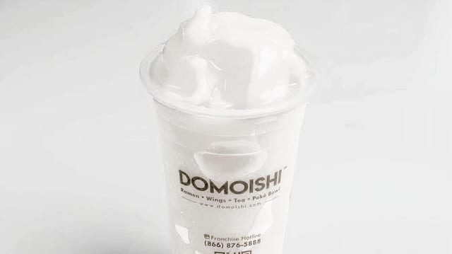 Lychee smoothie.