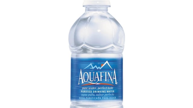 Bottled water.