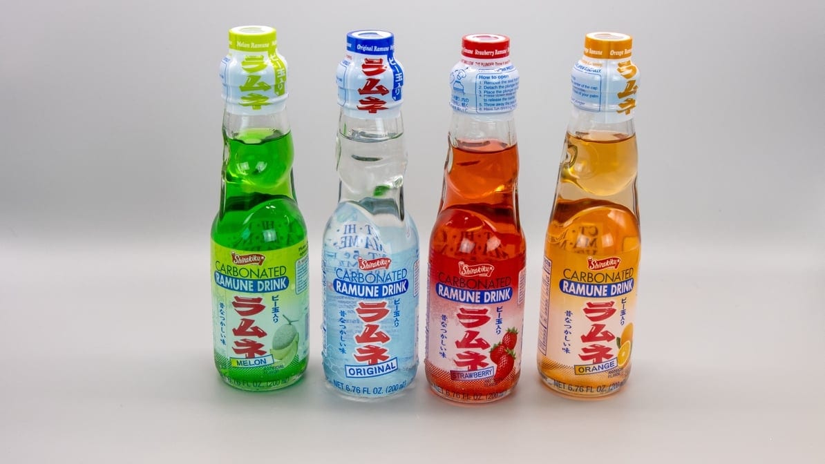 Ramune japanese soda.