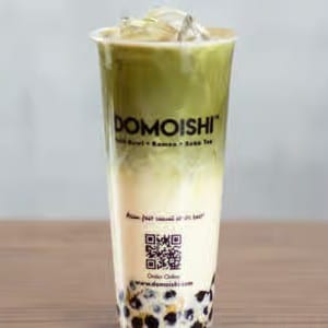 Uji Matcha Latte Milk Tea.