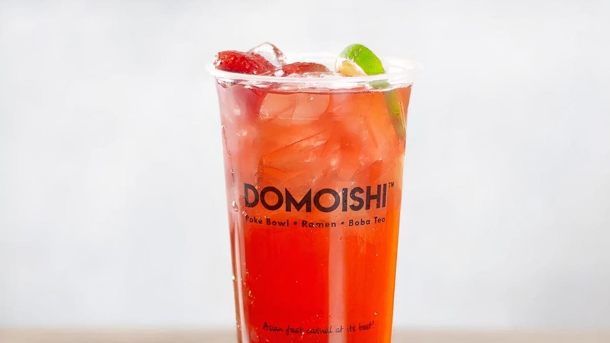 Rose yogurt green tea.