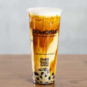 Amber Boba Milk Tea.