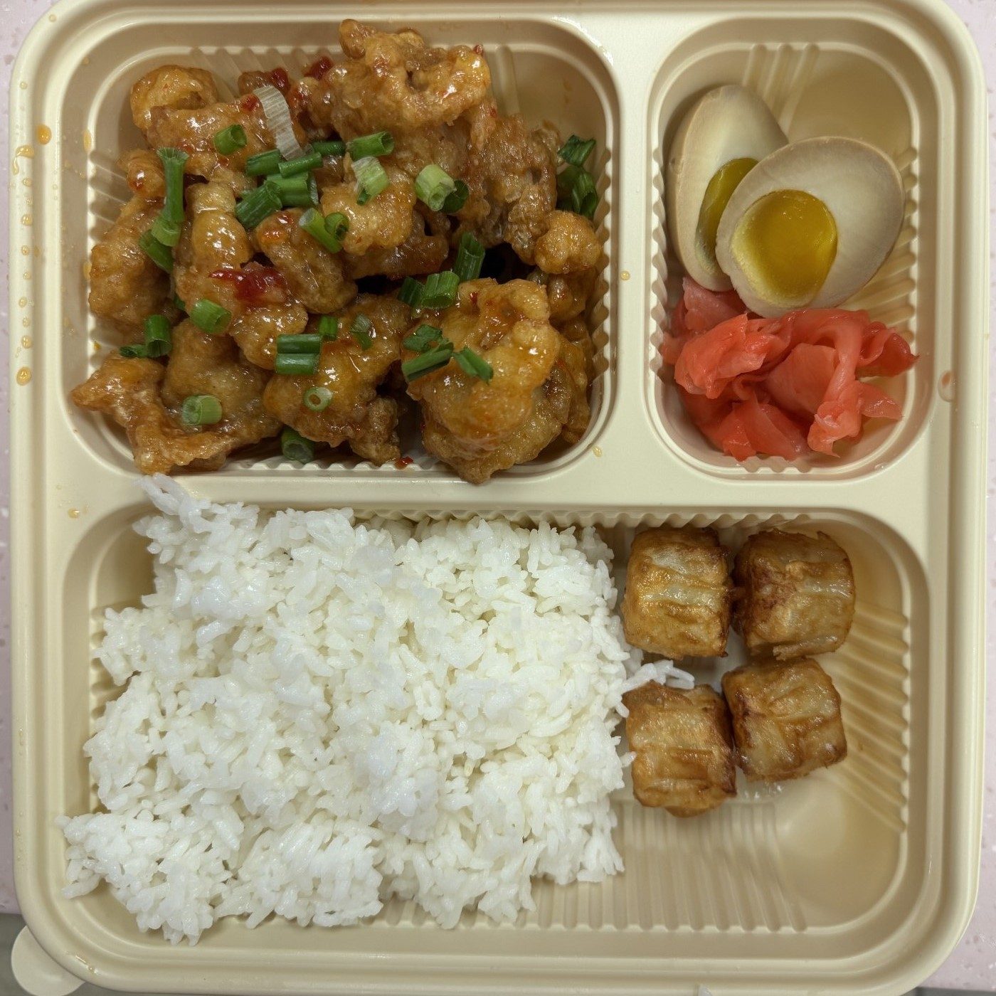 Spicy Soy Garlic Chicken Bento.