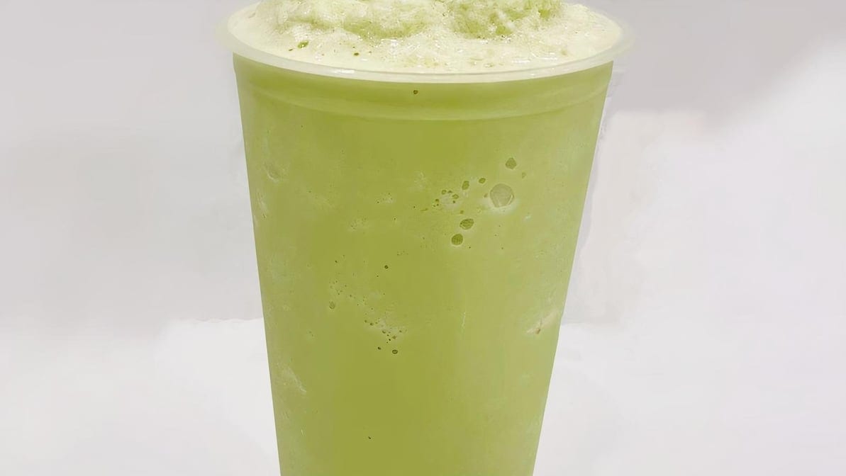 Matcha smoothie.