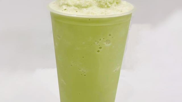 Matcha smoothie.