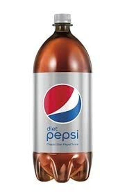 Bottled diet pepsi.